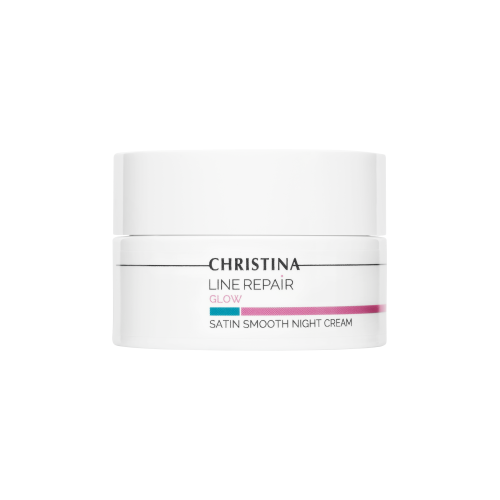 Line Repair-Glow-Satin Smooth Night Cream - Разглаживающий ночной крем «Сатин»- 50мл